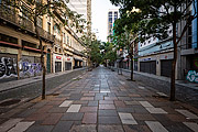  Uruguaiana street empty due to the Coronavirus Crisis  - Rio de Janeiro city - Rio de Janeiro state (RJ) - Brazil
