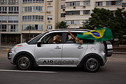  Demonstration in favor of the Bolsonaro government - Motorcade in the south zone of Rio de Janeiro  - Rio de Janeiro city - Rio de Janeiro state (RJ) - Brazil