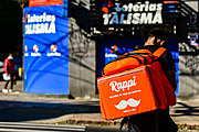  Restaurant delivery cyclist - by the Rappi app  - Porto Alegre city - Rio Grande do Sul state (RS) - Brazil