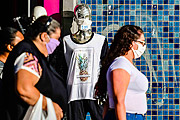  Women wearing protective mask on the street - Coronavirus Crisis  - Porto Alegre city - Rio Grande do Sul state (RS) - Brazil