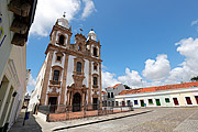  Patio de Sao Pedro (Courtyard of Sao Pedro) and the Sao Pedro dos Clerigos Cathedral (1782)  - Recife city - Pernambuco state (PE) - Brazil