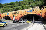 Car traffic in the Novo Tunnel during New Years Eve  - Rio de Janeiro city - Rio de Janeiro state (RJ) - Brazil