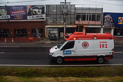  SAMU Ambulance traffic by highway  - Duque de Caxias city - Rio de Janeiro state (RJ) - Brazil