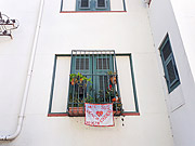  Banner in favor of science, education and health in apartment windows  - Rio de Janeiro city - Rio de Janeiro state (RJ) - Brazil
