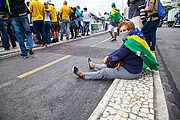  Demonstration for President Jair Bolsonaro on the edge of Copacaba Beach - March of the Bolsonaro family with God  - Rio de Janeiro city - Rio de Janeiro state (RJ) - Brazil