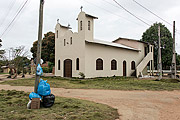  Catholic church - Tupiniquim ethnic group Pau Brasil  - Aracruz city - Espirito Santo state (ES) - Brazil
