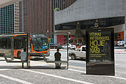  Campaign for reducing the number of deaths in traffic  - Sao Paulo city - Sao Paulo state (SP) - Brazil