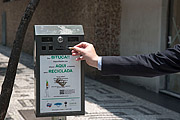  Place for disposal of cigarette butts  - Sao Paulo city - Sao Paulo state (SP) - Brazil
