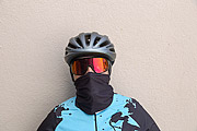 Cyclist wearing protective mask against Covid 19 - Coronavirus Crisis  - Guarani city - Minas Gerais state (MG) - Brazil