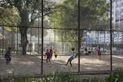Beach soccer court in Moscoso Park - Historic city center - Vitoria city - Espirito Santo state (ES) - Brazil