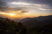Mountains view in Mantiqueira Mountain Range at sunset - Itamonte city - Minas Gerais state (MG) - Brazil