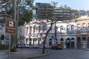 Set of commercial historic townhouses in Costa Pereira square - Vitoria city - Espirito Santo state (ES) - Brazil