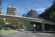 Engineer Fernando Mac Dowell Highway - also known as Lagoa-Barra Highway - With Rock of Gavea in the background - Rio de Janeiro city - Rio de Janeiro state (RJ) - Brazil