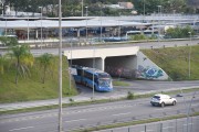 Bus of BRT (Bus Rapid Transit) Transcarioca - Rio de Janeiro city - Rio de Janeiro state (RJ) - Brazil