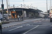 Station of BRT Transcarioca - Bosque Marapendi Station - Americas Avenue - Rio de Janeiro city - Rio de Janeiro state (RJ) - Brazil