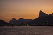 View of Guanabara Bay and Rio de Janeiro city from the footbridge of the Tamandare da Laje Fort (1555) - Rio de Janeiro city - Rio de Janeiro state (RJ) - Brazil