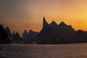 View of Guanabara Bay and Rio de Janeiro city from the footbridge of the Tamandare da Laje Fort (1555) - Rio de Janeiro city - Rio de Janeiro state (RJ) - Brazil