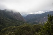 View of mountains and sky with clouds - Petropolis city - Rio de Janeiro state (RJ) - Brazil