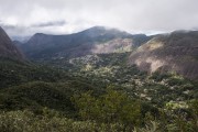 View of mountains and sky with clouds - Petropolis city - Rio de Janeiro state (RJ) - Brazil