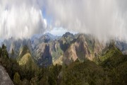 View of mountains and sky with clouds - Petropolis city - Rio de Janeiro state (RJ) - Brazil