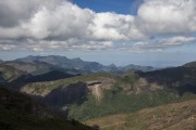 View of mountains and sky with clouds - Petropolis city - Rio de Janeiro state (RJ) - Brazil