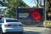 Coronavirus alert poster - Rio de Janeiro city - Rio de Janeiro state (RJ) - Brazil