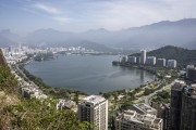 View of Rodrigo de Freitas Lagoon during the climbing to the Cantagalo Hill - Rio de Janeiro city - Rio de Janeiro state (RJ) - Brazil