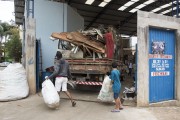 Recycling and scrap receiving shed - Santa Maria de Jetiba city - Espirito Santo state (ES) - Brazil