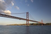 25 de Abril Bridge over the Tejo River - Lisbon - Lisbon District - Portugal