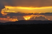 Sunset - Serra da Canastra - Sao Joao Batista do Gloria city - Minas Gerais state (MG) - Brazil