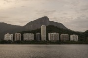 Rodrigo de Freitas Lagoon with Corcovado Mountain in the background - Rio de Janeiro city - Rio de Janeiro state (RJ) - Brazil