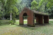 Rustic construction in Largo do Bom Retiro - Tijuca National Park - Rio de Janeiro city - Rio de Janeiro state (RJ) - Brazil