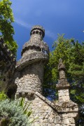 Tower of the old castle in the garden of Quinta da Regaleira - Sintra municipality - Lisbon District - Portugal