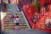 Tourists - Escadaria do Selaron (Selaron Staircase) - Rio de Janeiro city - Rio de Janeiro state (RJ) - Brazil