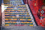 Detail of Escadaria do Selaron (Selaron Staircase) - Rio de Janeiro city - Rio de Janeiro state (RJ) - Brazil