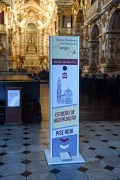 Totem with alcohol gel at the entrance to the Our Lady of Mount Carmel Church (1770) - old Rio de Janeiro Cathedral - Coronavirus Crisis - Rio de Janeiro city - Rio de Janeiro state (RJ) - Brazil