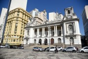 Facade of the Pedro Ernesto Palace (1923) - headquarters of Municipal Chamber of Rio de Janeiro city - Rio de Janeiro city - Rio de Janeiro state (RJ) - Brazil
