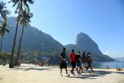 Vermelha Beach with few people due to the Coronavirus Crisis - Rio de Janeiro city - Rio de Janeiro state (RJ) - Brazil