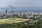 View of Gavea Hippodrome from Tijuca National Park - Rio de Janeiro city - Rio de Janeiro state (RJ) - Brazil