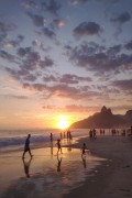 View of the sunset from Ipanema Beach  - Rio de Janeiro city - Rio de Janeiro state (RJ) - Brazil