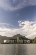 Rodrigo de Freitas Lagoon with Corcovado Mountain in the background  - Rio de Janeiro city - Rio de Janeiro state (RJ) - Brazil