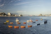 View of the Guanabara Bay from XV de Novembro square - place known in the 19th century as Pharoux Wharf  - Rio de Janeiro city - Rio de Janeiro state (RJ) - Brazil