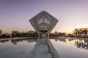 Amanha Museum (Museum of Tomorrow) at dusk  - Rio de Janeiro city - Rio de Janeiro state (RJ) - Brazil