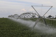 Irrigation in Soy Plantation - Buritama city - Sao Paulo state (SP) - Brazil