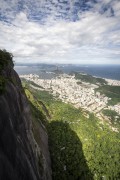 Hillside of Corcovado Mountain with Sugarloaf in the background - Rio de Janeiro city - Rio de Janeiro state (RJ) - Brazil