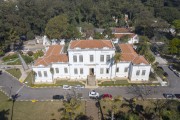 Picture taken with drone of the Butantan Institute - Founded 1901 - Sao Paulo city - Sao Paulo state (SP) - Brazil