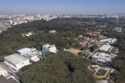 Picture taken with drone of the complex of the Butantan Institute - Founded 1901 - Sao Paulo city - Sao Paulo state (SP) - Brazil