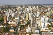Picture taken with drone of the Sao Carlos City - Sao Carlos city - Sao Paulo state (SP) - Brazil