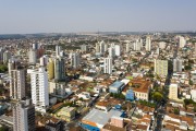 Picture taken with drone of the Sao Carlos City - Sao Carlos city - Sao Paulo state (SP) - Brazil