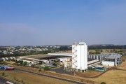Picture taken with drone of the Heineken beer factory - Araraquara city - Sao Paulo state (SP) - Brazil